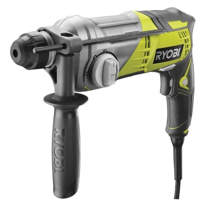 RYOBI - Perforateur SDS+ 800 W 4 modes : perçage, perforation, burinage, burinage flottant - 3,0 Joules Epta - Coffret - RSDS68 RYOBI - Perforateur SDS+ 800 W 4 modes : perçage, perforation, burinage, burinage flottant - 3,0 Joules Epta - Coffret - RSDS68