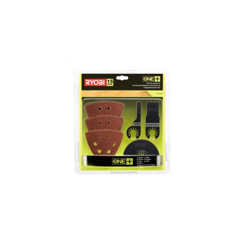 Kit spécial bois 15 pieces RYOBI multitool OnePlus RAK15MT Kit spécial bois 15 pieces RYOBI multitool OnePlus RAK15MT