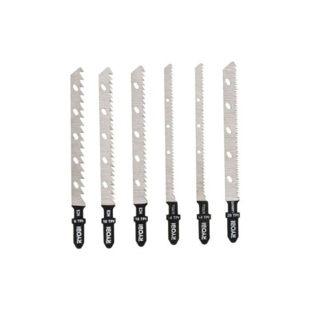 Jeu de 6 lames spéciales pour scie sauteuse RYOBI One+ RAK6JSBW