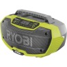 RYOBI - Radio de chantier 18V ONE+ stéréo Bluetooth AM/FM - port de