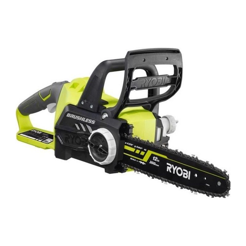 RYOBI - Tronçonneuse 18V ONE+ - Brushless- guide 30 cm - 10 m/s - ten