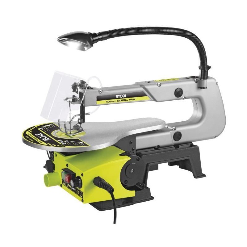 RYOBI - Scie a chantourner 70W - lame 127mm - course de lame 20mm + la RYOBI - Scie a chantourner 70W - lame 127mm - course de lame 20mm + la