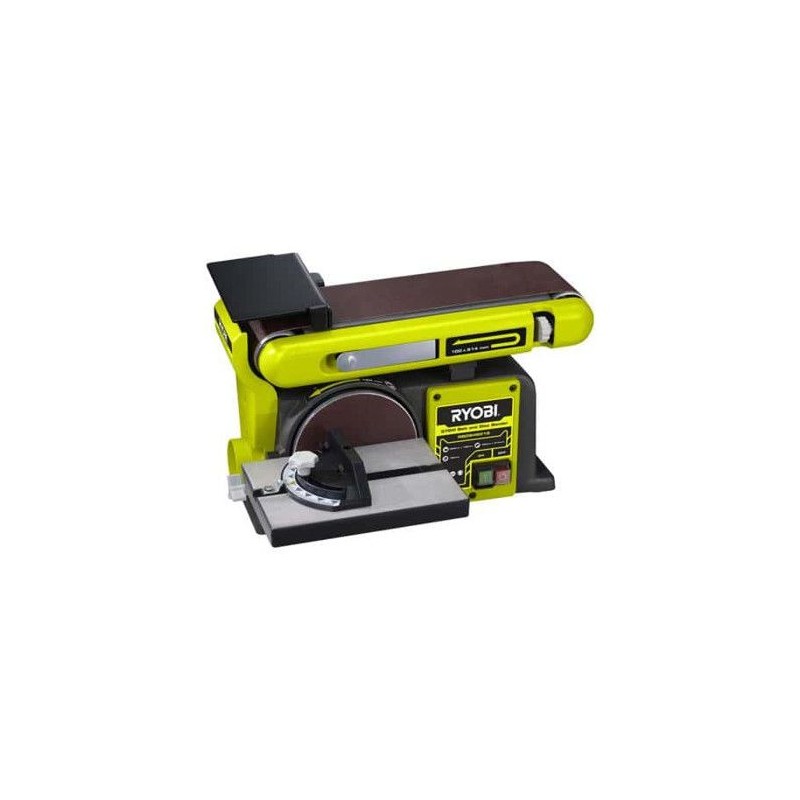 RYOBI - Ponceuse stationnaire a bande & disque 370 W - moteur inductio RYOBI - Ponceuse stationnaire a bande & disque 370 W - moteur inductio