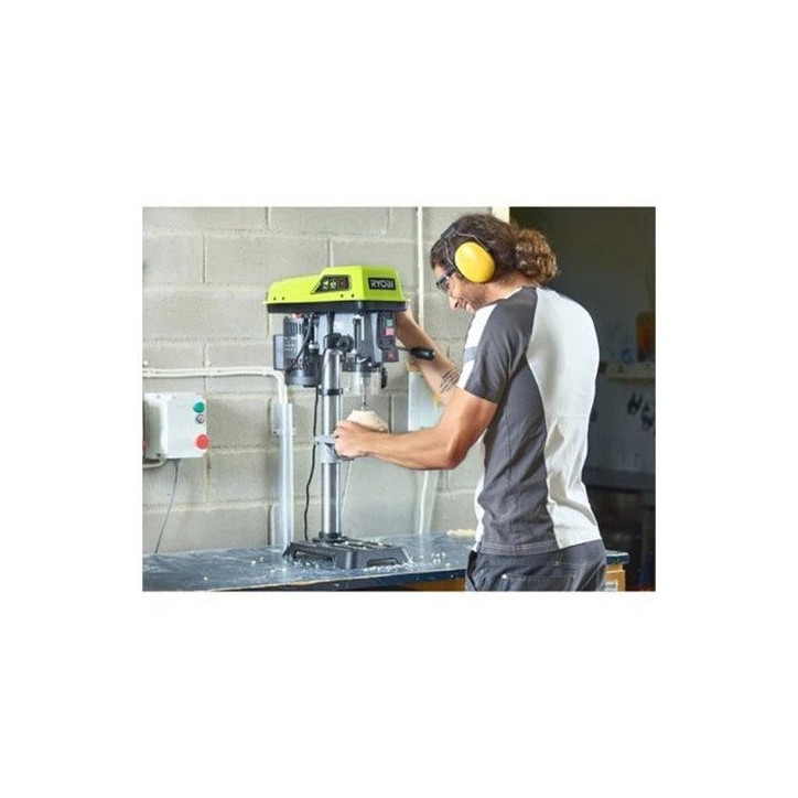RYOBI - Perceuse a colonne 5 vitesses 390 W - vitesse de 510 a 2 430 tr/min - col de cygne 127 mm - mandrin a clé 13 mm - RDP10 RYOBI - Perceuse a colonne 5 vitesses 390 W - vitesse de 510 a 2 430 tr/min - col de cygne 127 mm - mandrin a clé 13 mm - RDP10