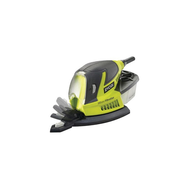 RYOBI - Ponceuse triangulaire 100 W - 12 000 osc/min - 169 x 100 mm - RYOBI - Ponceuse triangulaire 100 W - 12 000 osc/min - 169 x 100 mm -