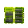 RYOBI - Coffret empilable 48 accessoires de vissage : 32 embouts 25 mm