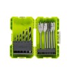 RYOBI - Coffret empilable perçage bois 12 accessoires (6 forets + 6 m