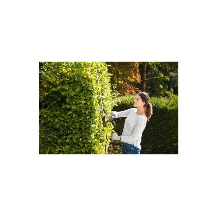 RYOBI - Taille-haies 550 W - lames 55 cm - écartement 26 mm - poignée arriere rotative - fonction scie - RHT5655RS RYOBI - Taille-haies 550 W - lames 55 cm - écartement 26 mm - poignée arriere rotative - fonction scie - RHT5655RS