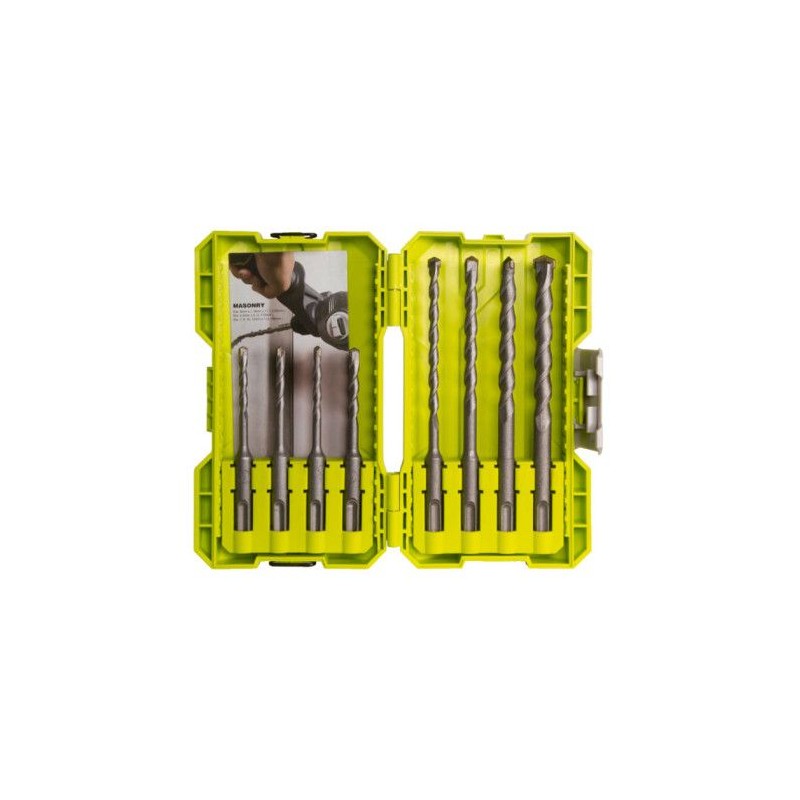Coffret empilage 8 forets SDSPLUS RYOBI RAK08SDS2 Coffret empilage 8 forets SDSPLUS RYOBI RAK08SDS2