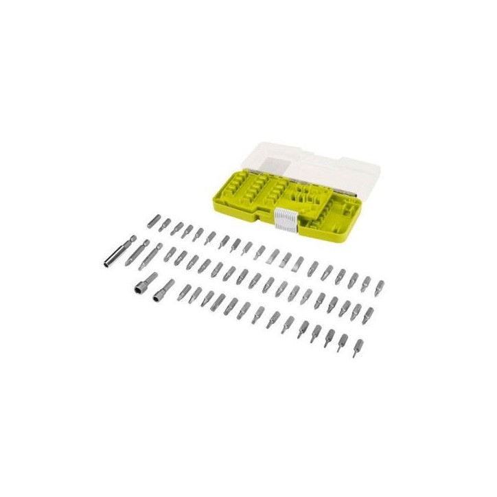 Coffret RYOBI 55 accessoires de vissage mixtes RAK55DK