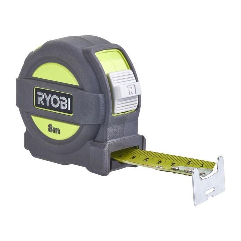 RYOBI - Metre ruban 8 m largeur 25 mm - RTM8M RYOBI - Metre ruban 8 m largeur 25 mm - RTM8M