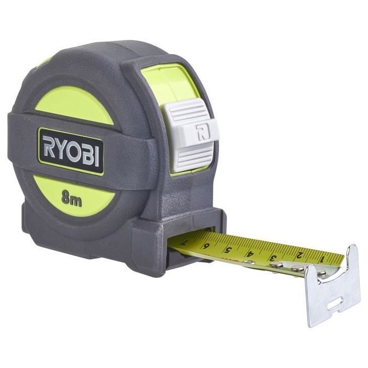 RYOBI - Metre ruban 8 m largeur 25 mm - RTM8M RYOBI - Metre ruban 8 m largeur 25 mm - RTM8M