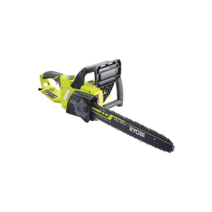 RYOBI - Tronçonneuse 1900 W - guide 35 cm - 15 m/s - tendeur sans outil - 2eme chaîne offerte - RCS1935B2C RYOBI - Tronçonneuse 1900 W - guide 35 cm - 15 m/s - tendeur sans outil - 2eme chaîne offerte - RCS1935B2C