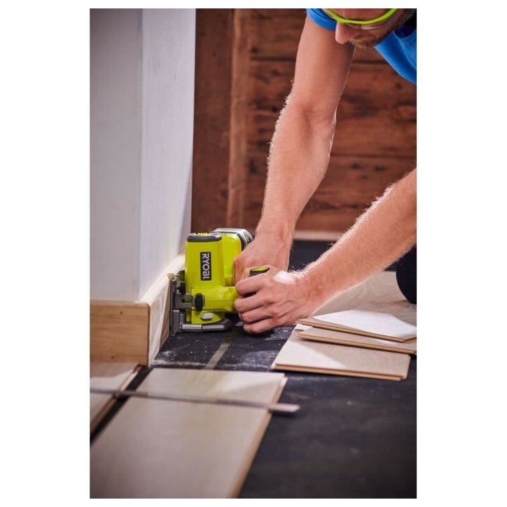 RYOBI - Scie multi-matériaux 18V ONE+ - diam. 85 mm x 15 mm + lames, 1 guide parallele et 1 buse d'aspiration - R18MMS-0