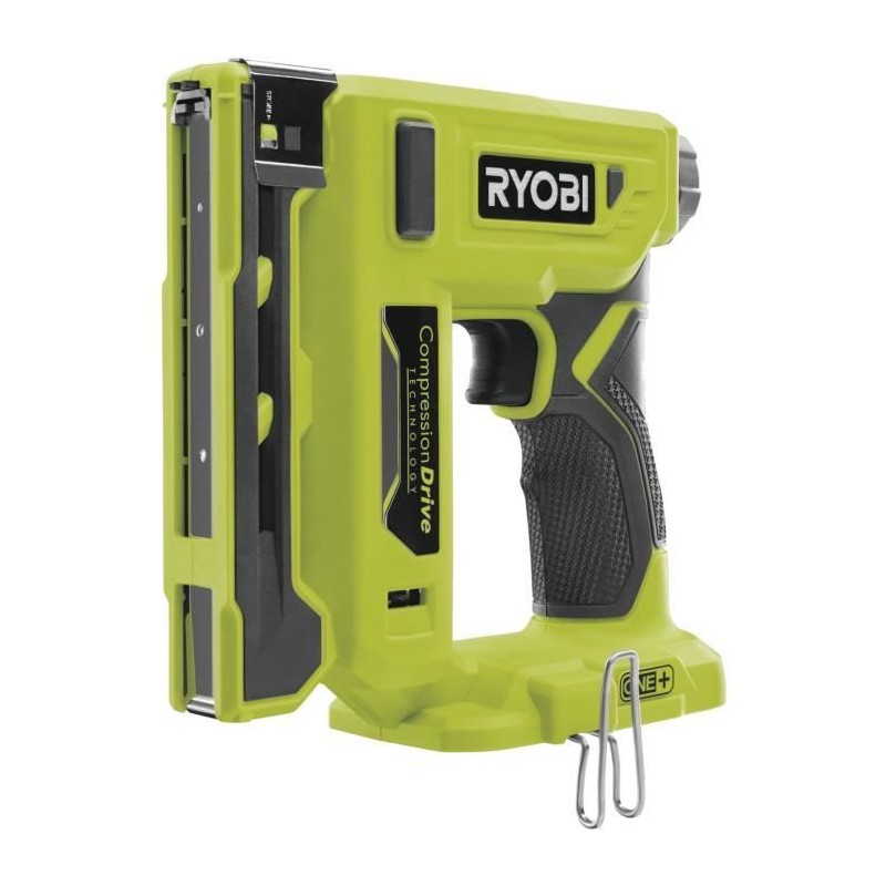 RYOBI - Agrafeuse 18V ONE+ - agrafes dos 9,4 mm, longueur 6,35 mm a 14
