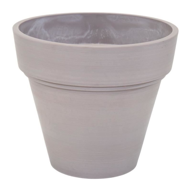 Pot de fleur - MEGA COLLECTIONS - Ecostone Planter - Ø 35 cm - H 30 c