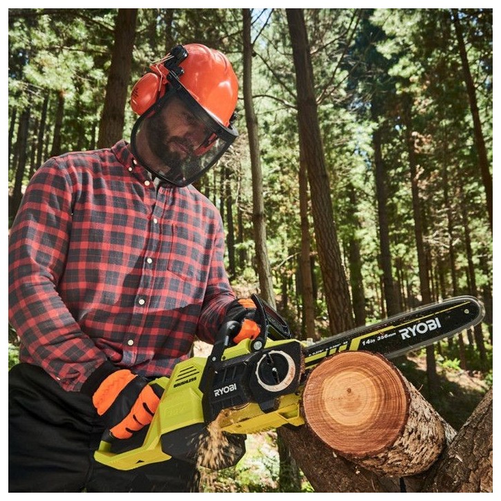 RYOBI - Tronçonneuse 36V MAXPOWER - Brushless- guide 35 cm - 21 m/s - tendeur sans outil - sans batterie ni chargeur - RY36CSX3 RYOBI - Tronçonneuse 36V MAXPOWER - Brushless- guide 35 cm - 21 m/s - tendeur sans outil - sans batterie ni chargeur - RY36CSX3