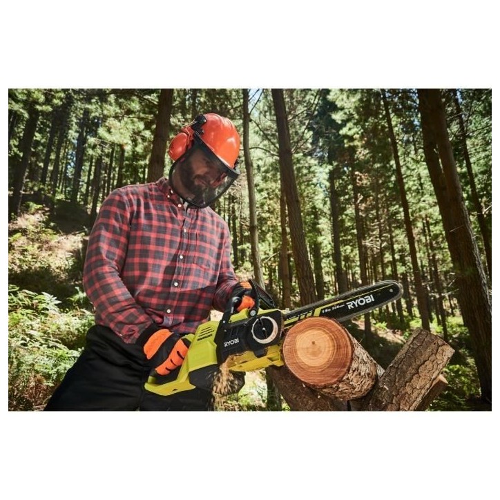 RYOBI - Tronçonneuse 36V MAXPOWER - Brushless- guide 35 cm - 21 m/s - tendeur sans outil - sans batterie ni chargeur - RY36CSX3 RYOBI - Tronçonneuse 36V MAXPOWER - Brushless- guide 35 cm - 21 m/s - tendeur sans outil - sans batterie ni chargeur - RY36CSX3