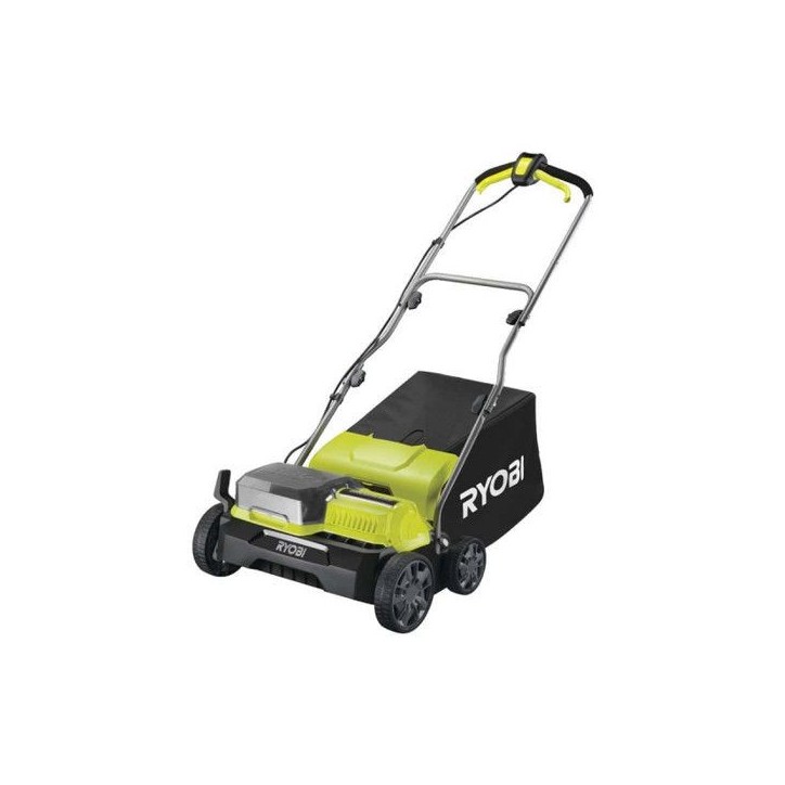RYOBI - Scarificateur / aérateur 18V Brushless Ø 35 cm 2-en-1 - 2 batteries lithium+ 18V 4,0 Ah et chargeur - RY18SFX35A-240 RYOBI - Scarificateur / aérateur 18V Brushless Ø 35 cm 2-en-1 - 2 batteries lithium+ 18V 4,0 Ah et chargeur - RY18SFX35A-240