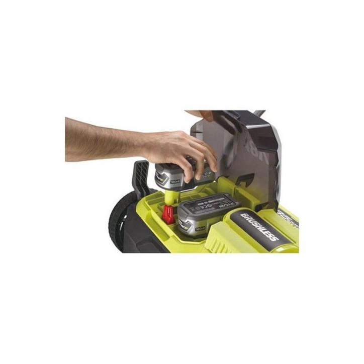 RYOBI - Scarificateur / aérateur 18V Brushless Ø 35 cm 2-en-1 - 2 batteries lithium+ 18V 4,0 Ah et chargeur - RY18SFX35A-240 RYOBI - Scarificateur / aérateur 18V Brushless Ø 35 cm 2-en-1 - 2 batteries lithium+ 18V 4,0 Ah et chargeur - RY18SFX35A-240