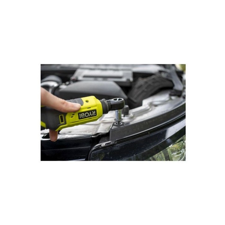 RYOBI - Clé a cliquet 18V ONE+ - emmanchement carré 3/8'' - 60 Nm - Livrée avec 1 embout d'extension - R18RW3-0 RYOBI - Clé a cliquet 18V ONE+ - emmanchement carré 3/8'' - 60 Nm - Livrée avec 1 embout d'extension - R18RW3-0