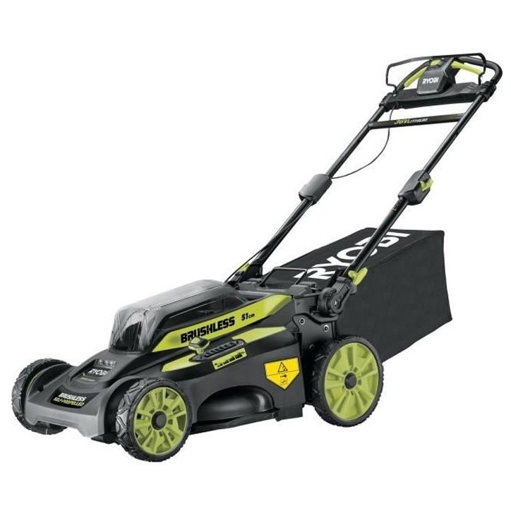 RYOBI - Tondeuse tractée 36V MAXPOWER - Brushless - Ø coupe 51 cm + batterie 36V 6,0 Ah High Energy & chargeur - RY36LMX51A-16 RYOBI - Tondeuse tractée 36V MAXPOWER - Brushless - Ø coupe 51 cm + batterie 36V 6,0 Ah High Energy & chargeur - RY36LMX51A-16