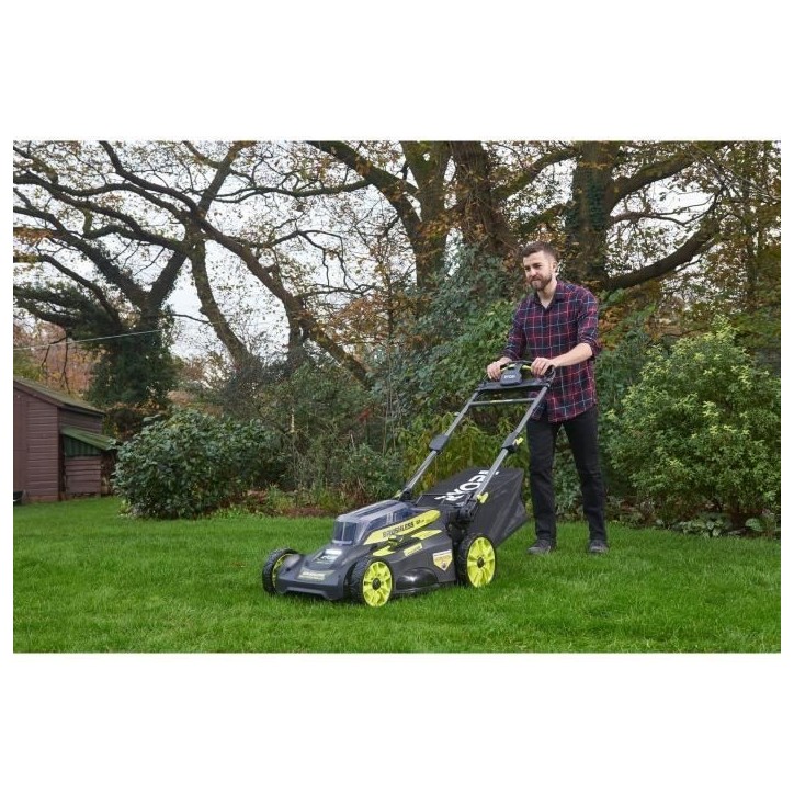 RYOBI - Tondeuse tractée 36V MAXPOWER - Brushless - Ø coupe 51 cm + batterie 36V 6,0 Ah High Energy & chargeur - RY36LMX51A-16 RYOBI - Tondeuse tractée 36V MAXPOWER - Brushless - Ø coupe 51 cm + batterie 36V 6,0 Ah High Energy & chargeur - RY36LMX51A-16
