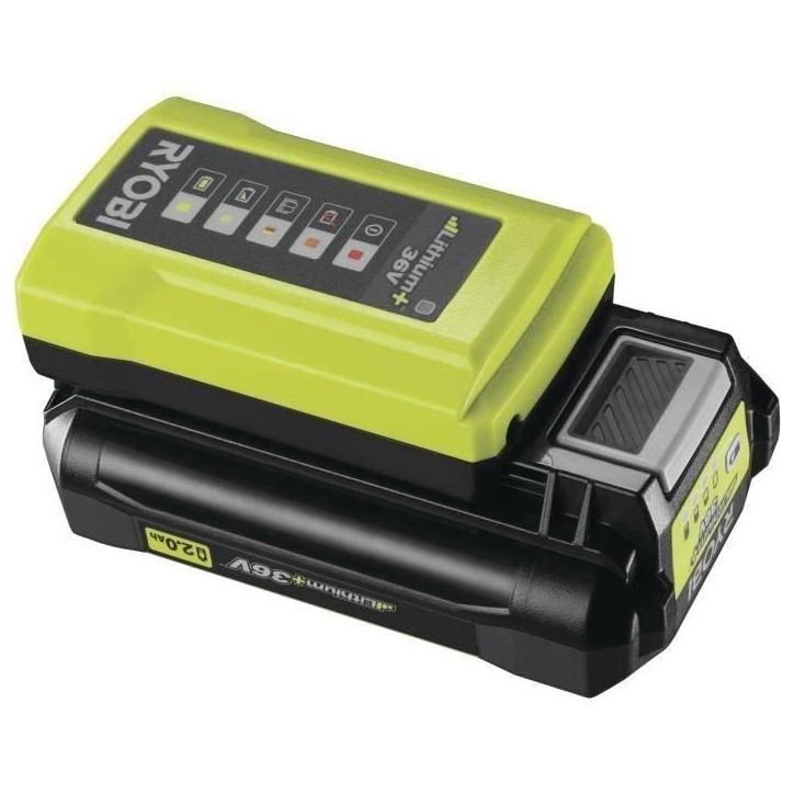 RYOBI - 1 batterie lithium+ 36V MAXPOWER 2,0 Ah et 1 chargeur standard 1,7 A - RY36BC17A-120 RYOBI - 1 batterie lithium+ 36V MAXPOWER 2,0 Ah et 1 chargeur standard 1,7 A - RY36BC17A-120