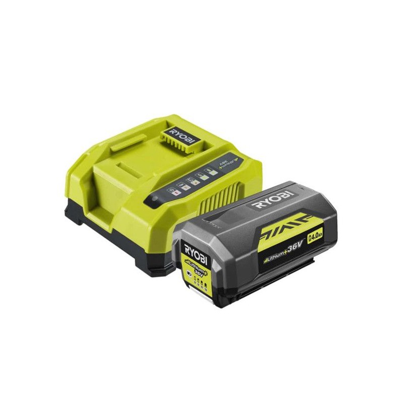 RYOBI - 1 batterie lithium+ 36V MAXPOWER 4,0 Ah et 1 chargeur rapide 6 RYOBI - 1 batterie lithium+ 36V MAXPOWER 4,0 Ah et 1 chargeur rapide 6