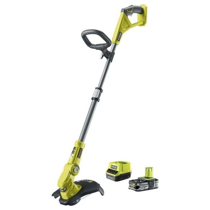 RYOBI - Coupe-bordures 18V ONE+ - Ø coupe 25-30 cm - tube télescopique - 1 batterie 2,5 Ah & chargeur + RAC155 OFFERT - RLT183 RYOBI - Coupe-bordures 18V ONE+ - Ø coupe 25-30 cm - tube télescopique - 1 batterie 2,5 Ah & chargeur + RAC155 OFFERT - RLT183