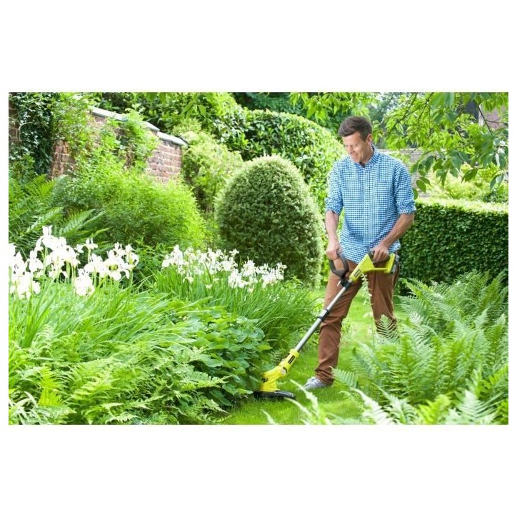 RYOBI - Coupe-bordures 18V ONE+ - Ø coupe 25-30 cm - tube télescopique - 1 batterie 2,5 Ah & chargeur + RAC155 OFFERT - RLT183 RYOBI - Coupe-bordures 18V ONE+ - Ø coupe 25-30 cm - tube télescopique - 1 batterie 2,5 Ah & chargeur + RAC155 OFFERT - RLT183