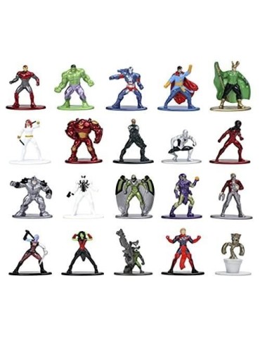 Coffret Marvel - 20 figurines 4cm en métal