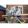 RYOBI - Support universel a roulettes pour scie a coupe d'onglets - aj