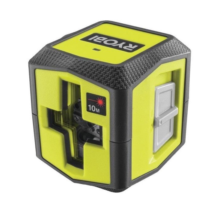 RYOBI - Laser croix rouge - portée 10 m - précision +/- 0,5 mm - Livré avec une pince de fixation et 2 piles - RBCLLR1 RYOBI - Laser croix rouge - portée 10 m - précision +/- 0,5 mm - Livré avec une pince de fixation et 2 piles - RBCLLR1