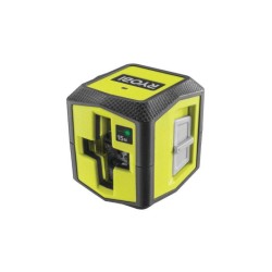 RYOBI - Laser croix vert - portée 15 m - précision +/- 0,5 mm - Livr