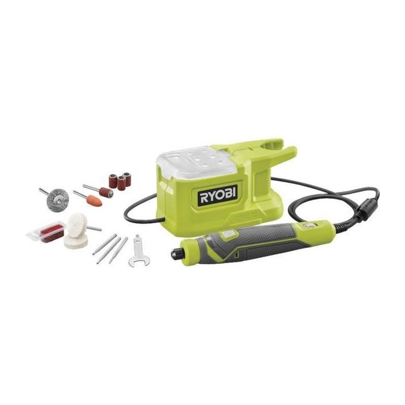 RYOBI - Mini-outil multifonction 18V ONE+ - 4400-23 000 tr/min - chang