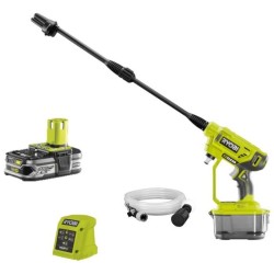 RYOBI - Pistolet haute pression 18V 22 bars 182 L - buse 3-en-1 - 1 ba