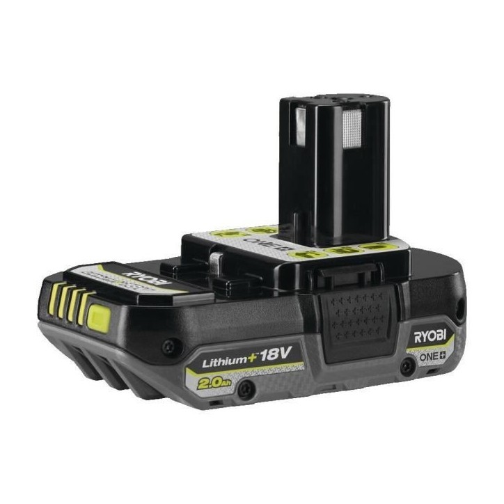 RYOBI - 1 batterie lithium+ 18V - 2,0 Ah compacte - RB1820C