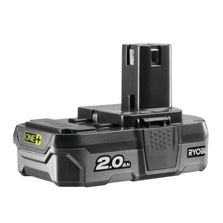 RYOBI - 1 batterie lithium+ 18V ONE+ 2,0 Ah compacte et 1 chargeur rapide 2,0 A - RC18120-120C