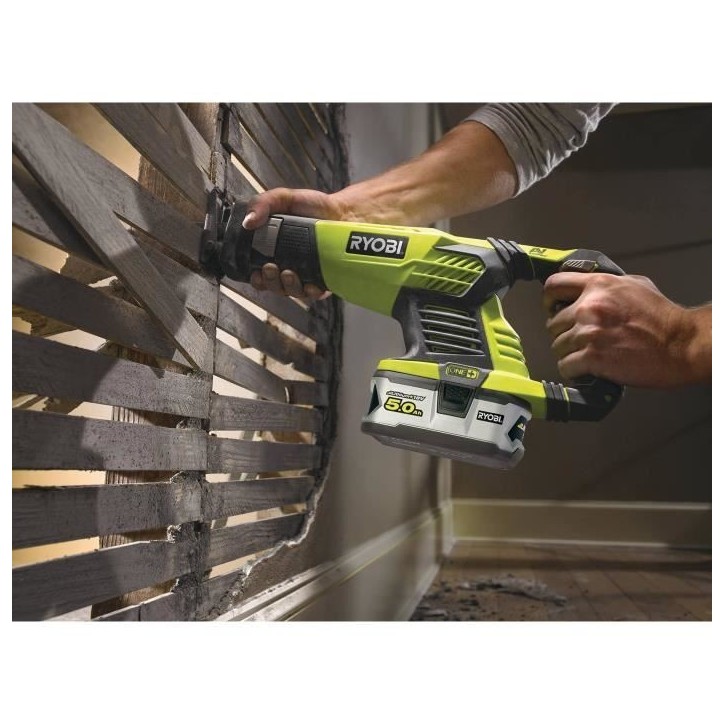 RYOBI - 1 batterie lithium+ 18V ONE+ 2,0 Ah compacte et 1 chargeur rapide 2,0 A - RC18120-120C