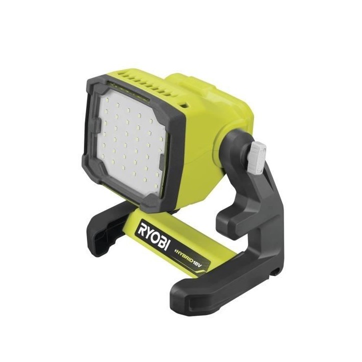 RYOBI - Projecteur LED 18V ONE+ - 3 intensités : 1800 / 800 / 400 Lumens - tete orientable a 360° - RLFD18-0
