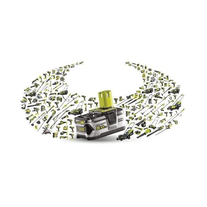 RYOBI - Projecteur LED 18V ONE+ - 3 intensités : 1800 / 800 / 400 Lumens - tete orientable a 360° - RLFD18-0