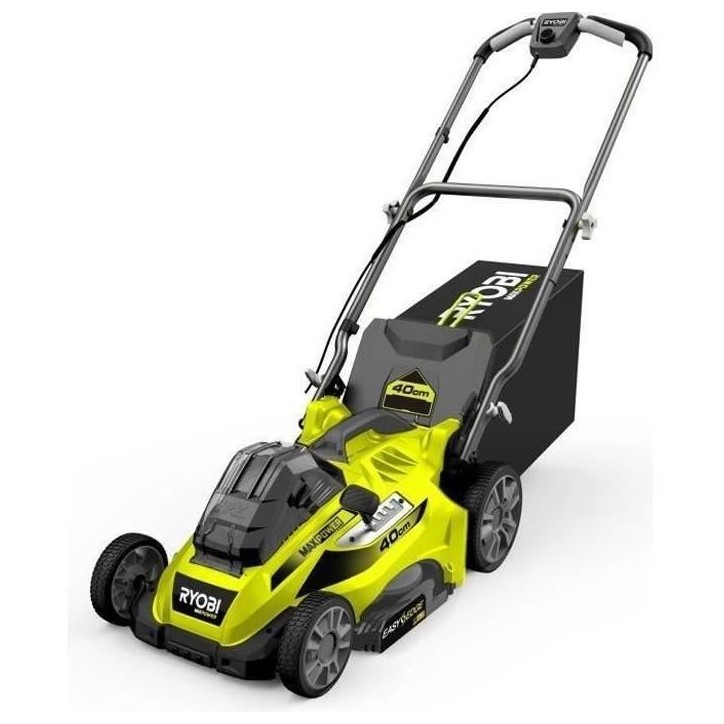 RYOBI - Tondeuse 36V MAXPOWER Power Assist™ - Ø coupe 40 cm - ramassage et mulching + batterie 5,0 Ah & chargeur - RLM36X41H5