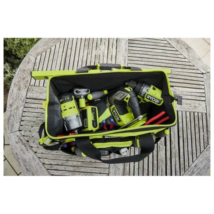 RYOBI - Sac avec fond renforcé 46 x 26 x 29 cm pour 3 ou 4 outils - RSSMTB1 RYOBI - Sac avec fond renforcé 46 x 26 x 29 cm pour 3 ou 4 outils - RSSMTB1