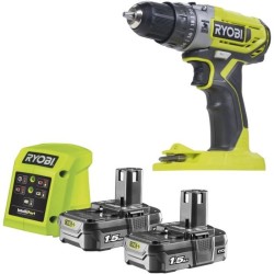 Perceuse-visseuse a percussion sans fil compacte - RYOBI - R18PD2-215G