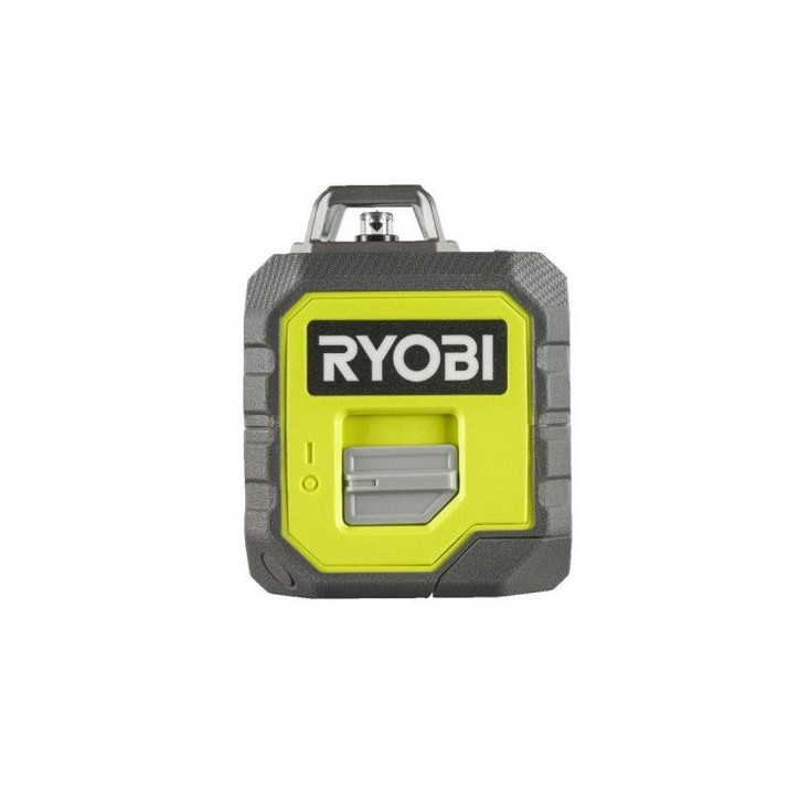 RYOBI - Laser 360° vert - portée 25 m - précision +/- 0,5 mm - Livré avec une canne télescopique, une pochette, 4 piles - R