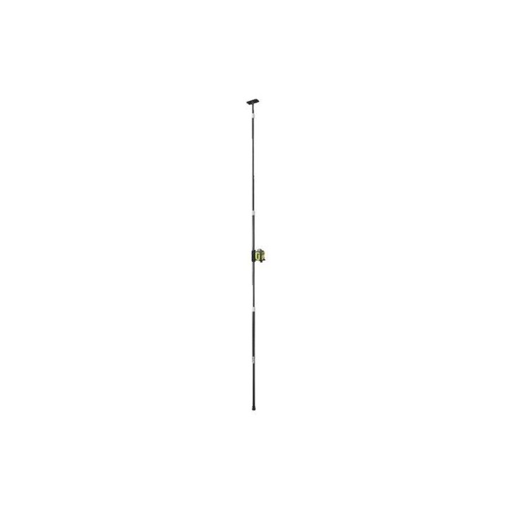 RYOBI - Laser 360° vert - portée 25 m - précision +/- 0,5 mm - Livré avec une canne télescopique, une pochette, 4 piles - R