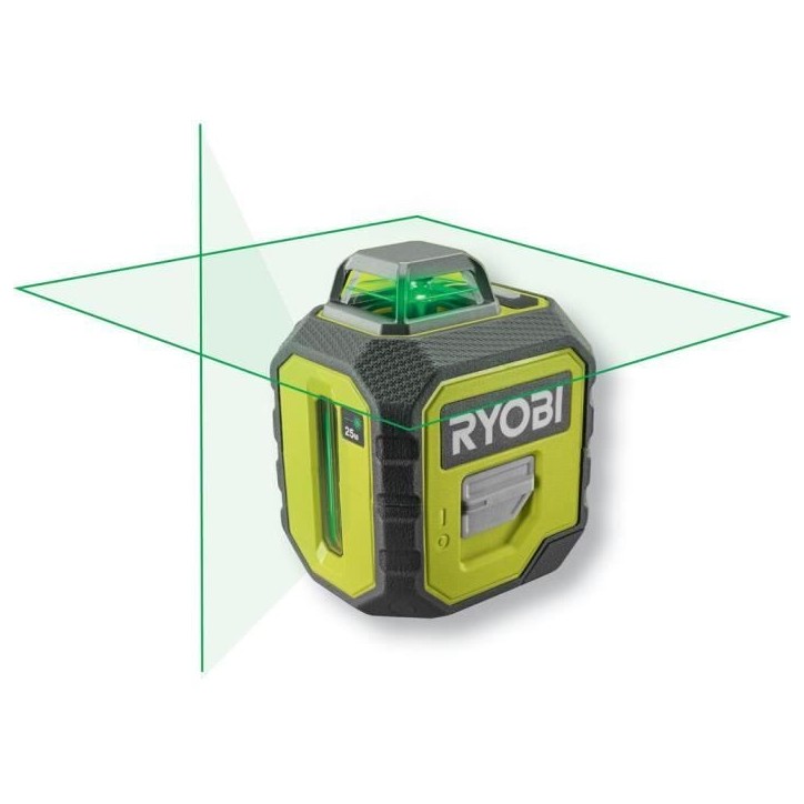 RYOBI - Laser 360° vert - portée 25 m - précision +/- 0,5 mm - Livré avec une pochette et 4 piles - RB360GLL RYOBI - Laser 360° vert - portée 25 m - précision +/- 0,5 mm - Livré avec une pochette et 4 piles - RB360GLL