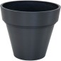 Pot de fleur - MEGA COLLECTIONS - Ecostone Planter - Ø 35 cm - H 30 cm - Noir