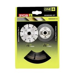 RYOBI - Kit 6 disques meuleuse diam. 115 mm - 1 disque diamant et 5 di